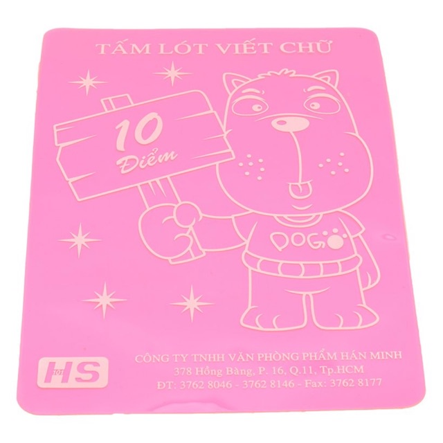 Tấm Lót Viết Chữ Hanson màu sắc ngẫu nhiên