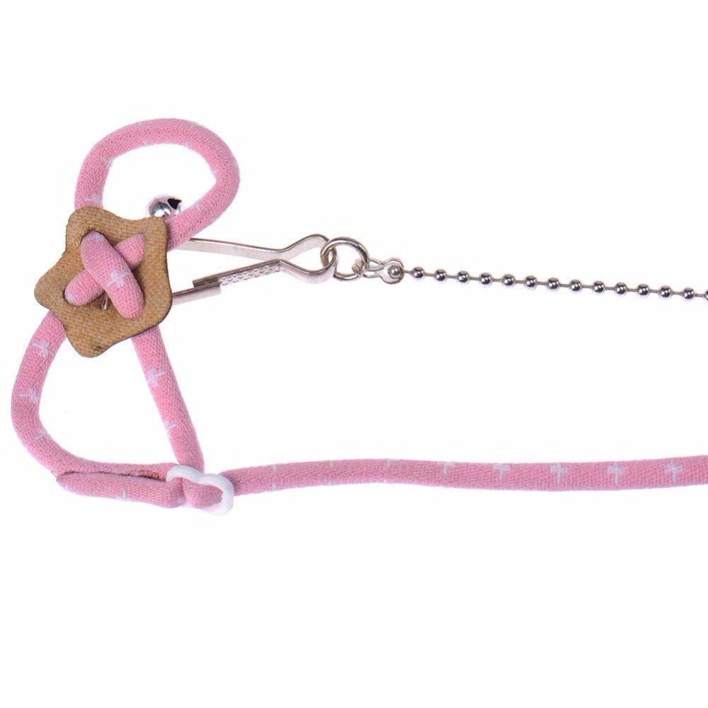 Đai Dắt Chuột Hamster Đi Dạo Có Chuông Dễ Thương