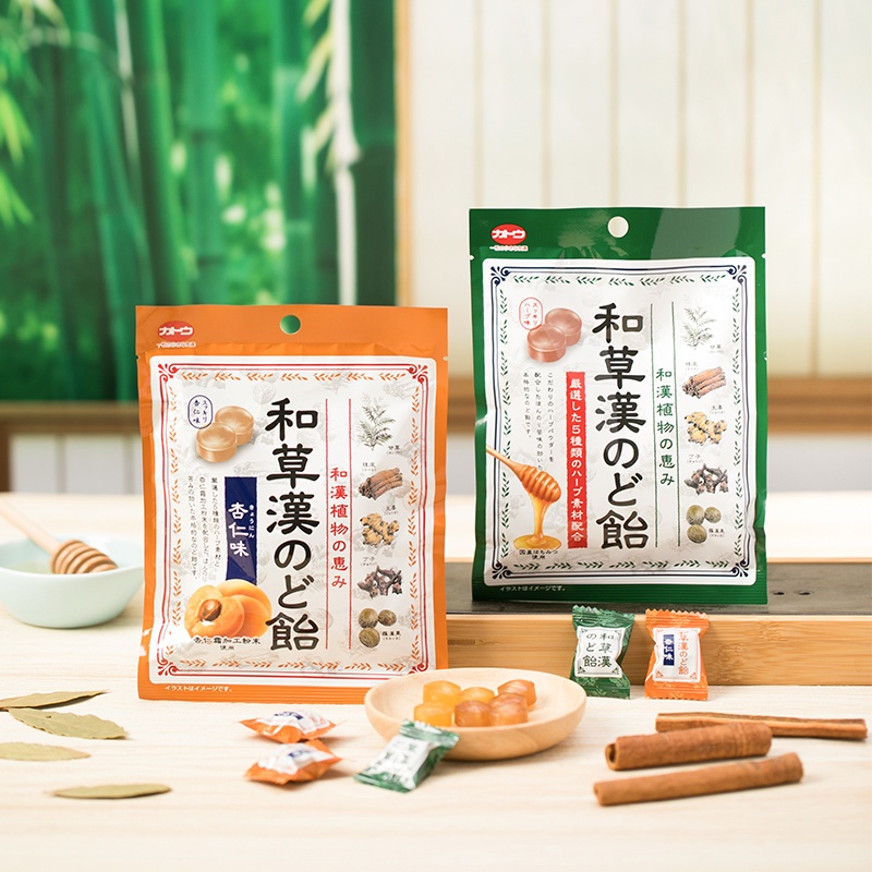 Kẹo thảo mộc vị mật ong Nhật Bản 65g - Hàng nội địa Nhật | Kan.japan | 4901580002377