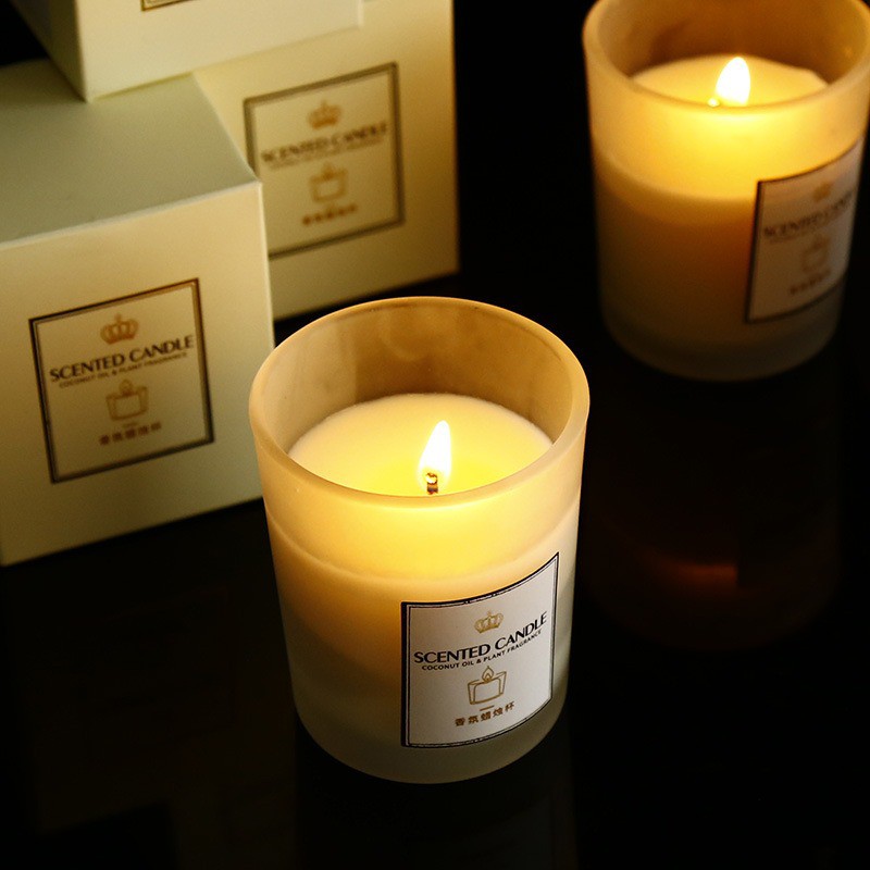 Nến thơm phòng ngủ sáp đậu nành thiên nhiên Scented Candle 12h