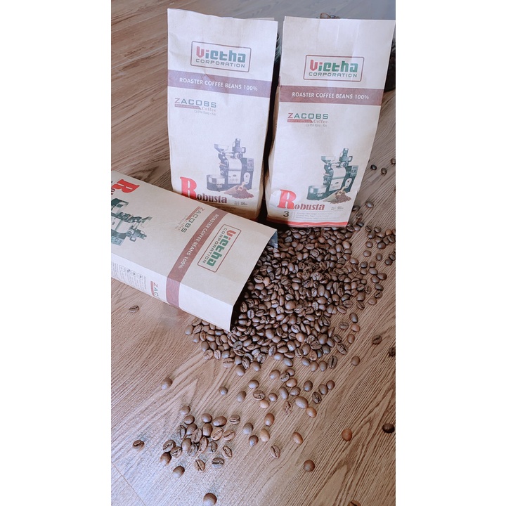Cà Phê hạt rang robusta S18 rang mộc nguyên chất