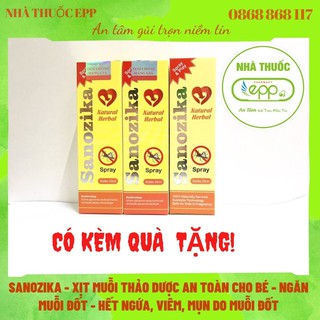 SANOZIKA - Xịt muỗi thảo dược