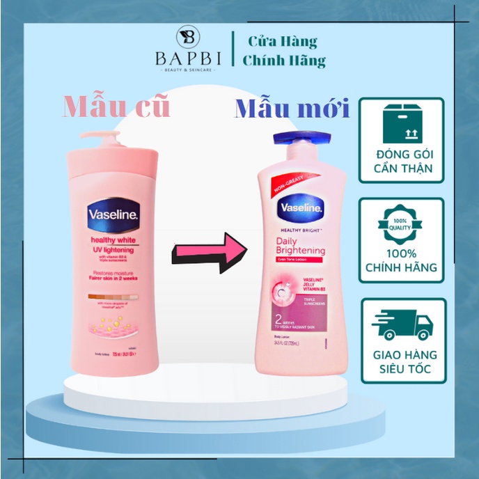 Sữa Dưỡng Thể Vaseline Healthy White Uv Lightening Body Lotion 725ml | BigBuy360 - bigbuy360.vn