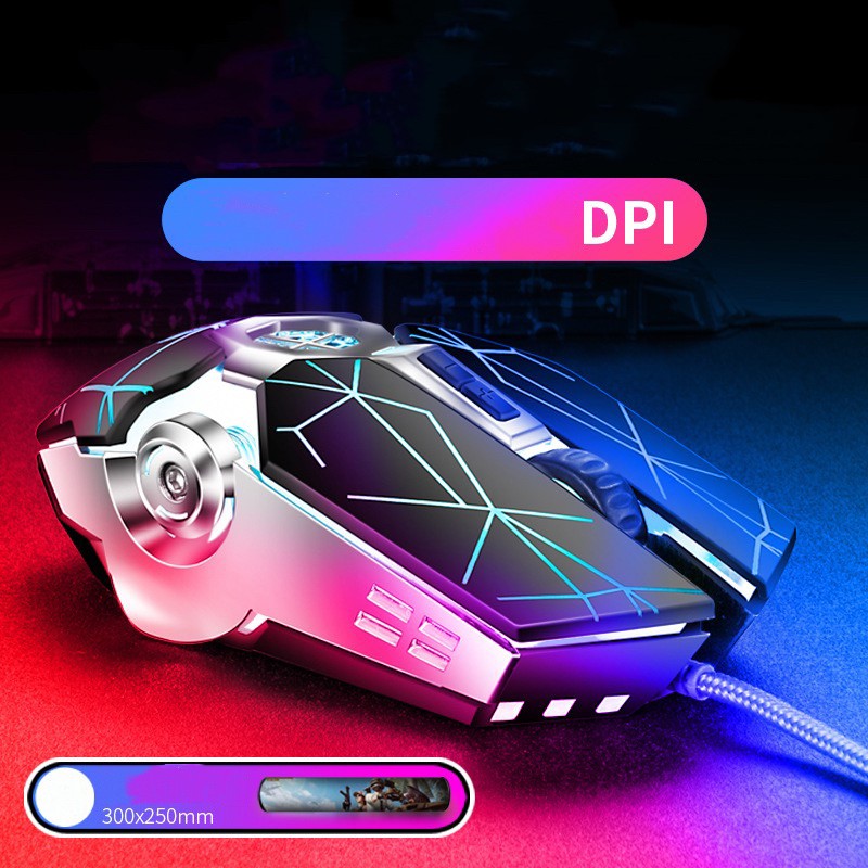 Chuột Gaming Siêu Khủng Esports Q7 Super Gaming Kiểu Dáng Siêu Độc Lạ, Led RGB Tự Đổi Màu | BigBuy360 - bigbuy360.vn