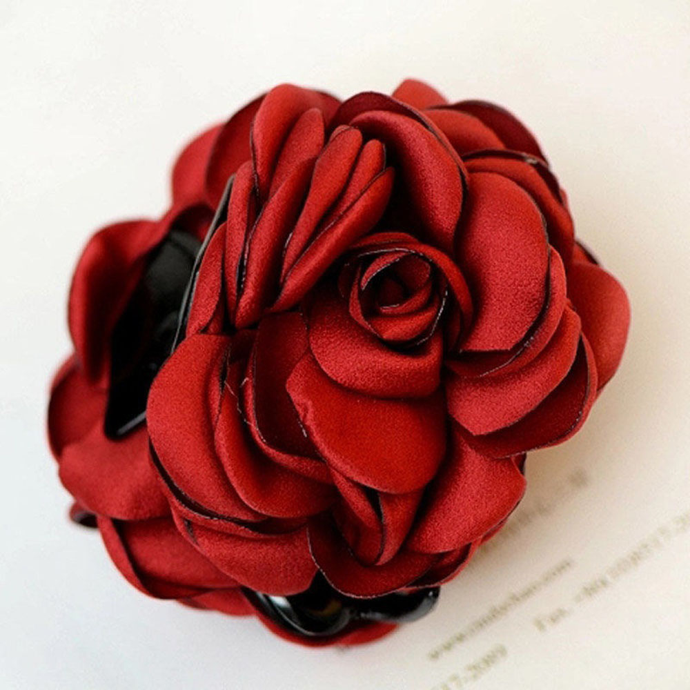 Kẹp Tóc Hình Hoa Hồng Thanh Lịch Cho Nữ