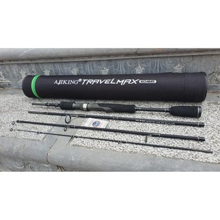 Cần Câu Lure 4 Khúc Ajiking Travel Max  Khoen Pass Fuji THẾ GIỚI ĐỒ CÂU LURE 68 Cần Câu Lure Cá Lóc 4 KhúcCL32