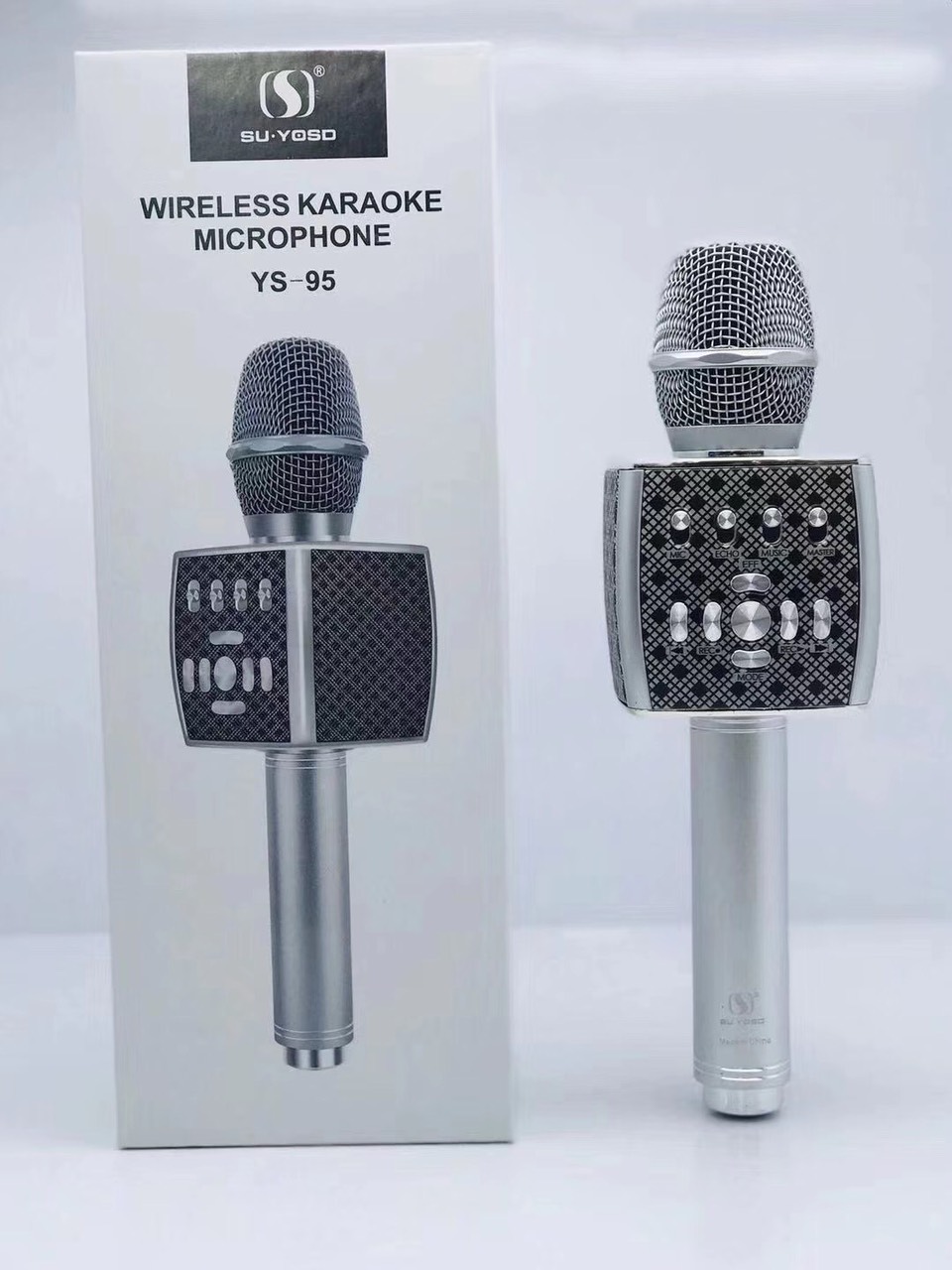[ XẢ KHO BÁN HẾT 50 % ] Micro Bluetooth, Mic Hát Không Dây, Mic YS95 Cao Cấp, Micro YS-95 Mic Karaoke Bluetooth Tích Hợ