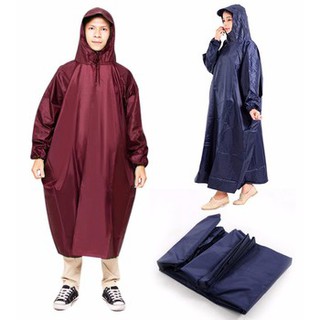 Áo mưa bít trơn có nón khổ lớn FREESIZE  1 M 4  loại tốt - áo mưa bít  có nón  - áo bảo vệ - ao mua bit