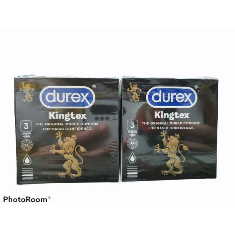 Chính hãng 100%  Bao cao su Durex Kingtex Hộp 3 cái