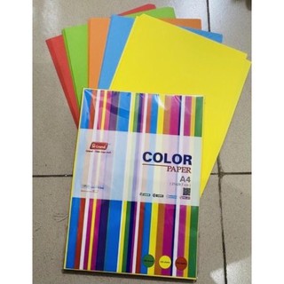 Set 100 tờ giấy màu a4 định lượng 80gms