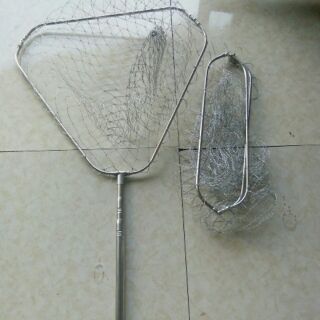 Vợt Xúc Cá INOX 2m1 Tam Giác.