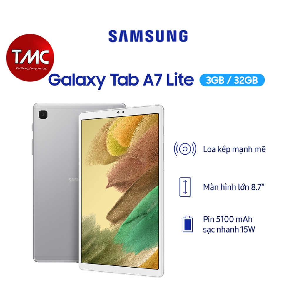 Máy Tính Bảng Samsung Galaxy Tab A7 Lite (3GB/32GB) - Hàng Chính Hãng | WebRaoVat - webraovat.net.vn