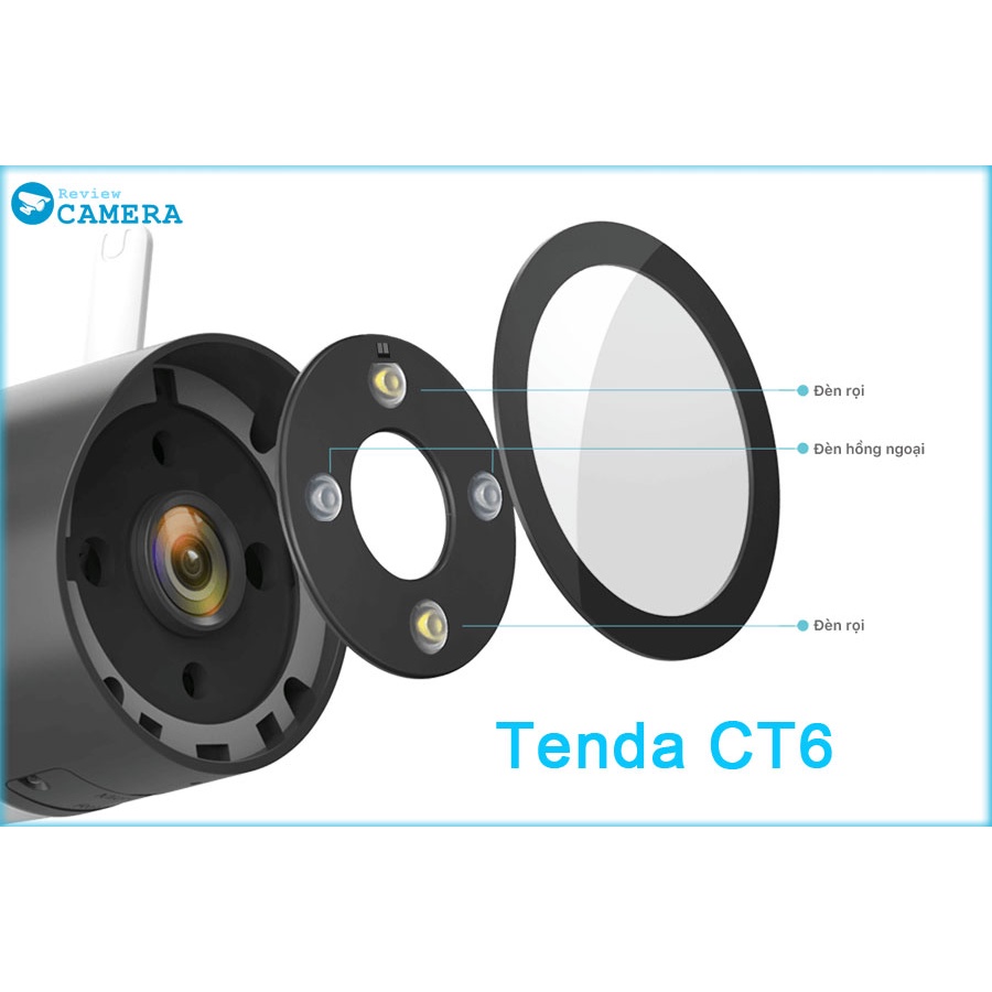 Camera Wifi Ngoài Trời Tenda CT6 Độ Phân Giải 2K - Hãng phân phối chính thức | BigBuy360 - bigbuy360.vn
