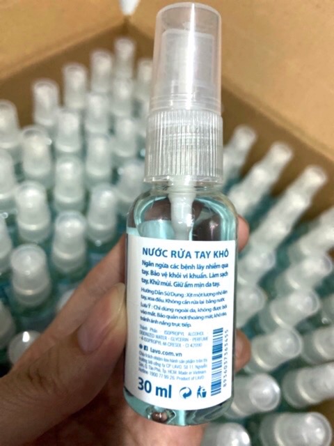 [CHÍNH HÃNG]_Nước rửa tay khô diệt khuẩn Lavox mini 30ml | BigBuy360 - bigbuy360.vn