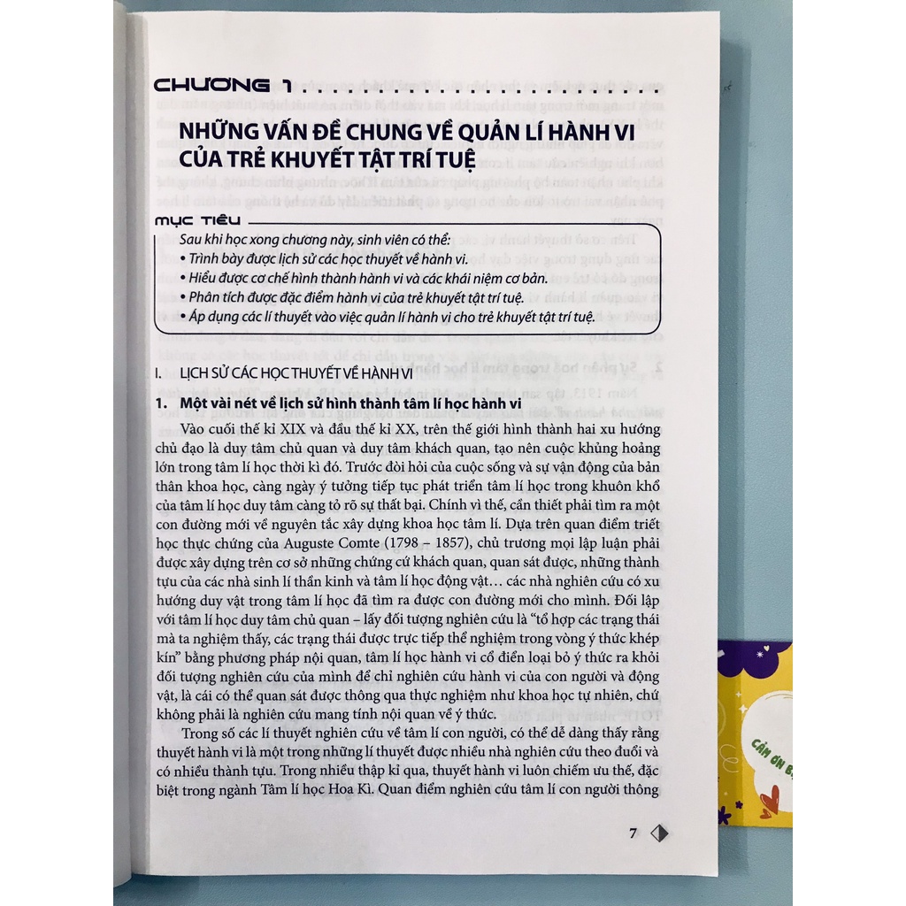 GT quản lí hành vi của trẻ khuyết tật trí tuệ