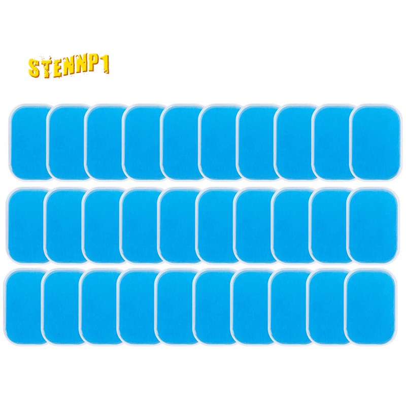 (Hàng Mới Về) Bộ 60 Miếng Gel Điện Cực Ems Thay Thế Cho Máy Tập Cơ Bụng Ems