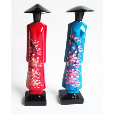 Tượng nữ sinh sơn mài - Cô gái áo dài cao 25cm - Hàng thủ công mỹ nghệ Việt Nam