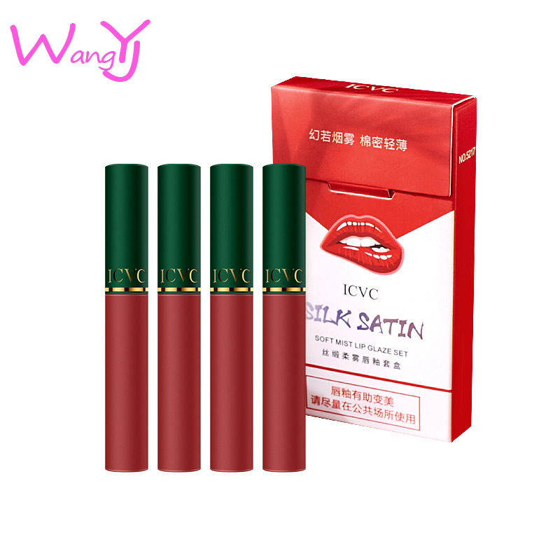 (Hàng Mới Về) Son Môi 4 Màu Sắc Tùy Chọn Chống Nước Không Phai Không Dính Cốc | BigBuy360 - bigbuy360.vn