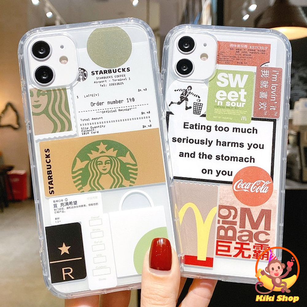 STARBUCKS Ốp Lưng Điện Thoại Thời Trang Dành Cho Iphone 12 11 Pro Max X Xs Max Xr 6s 7 8 Plus t57