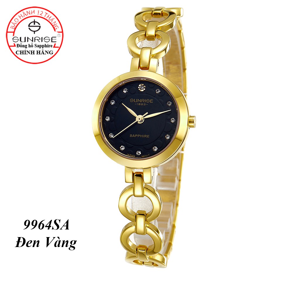Đồng hồ nữ siêu mỏng Sunrise 9964SA kính Sapphire chống xước chống nước tốt - Fullbo | BigBuy360 - bigbuy360.vn