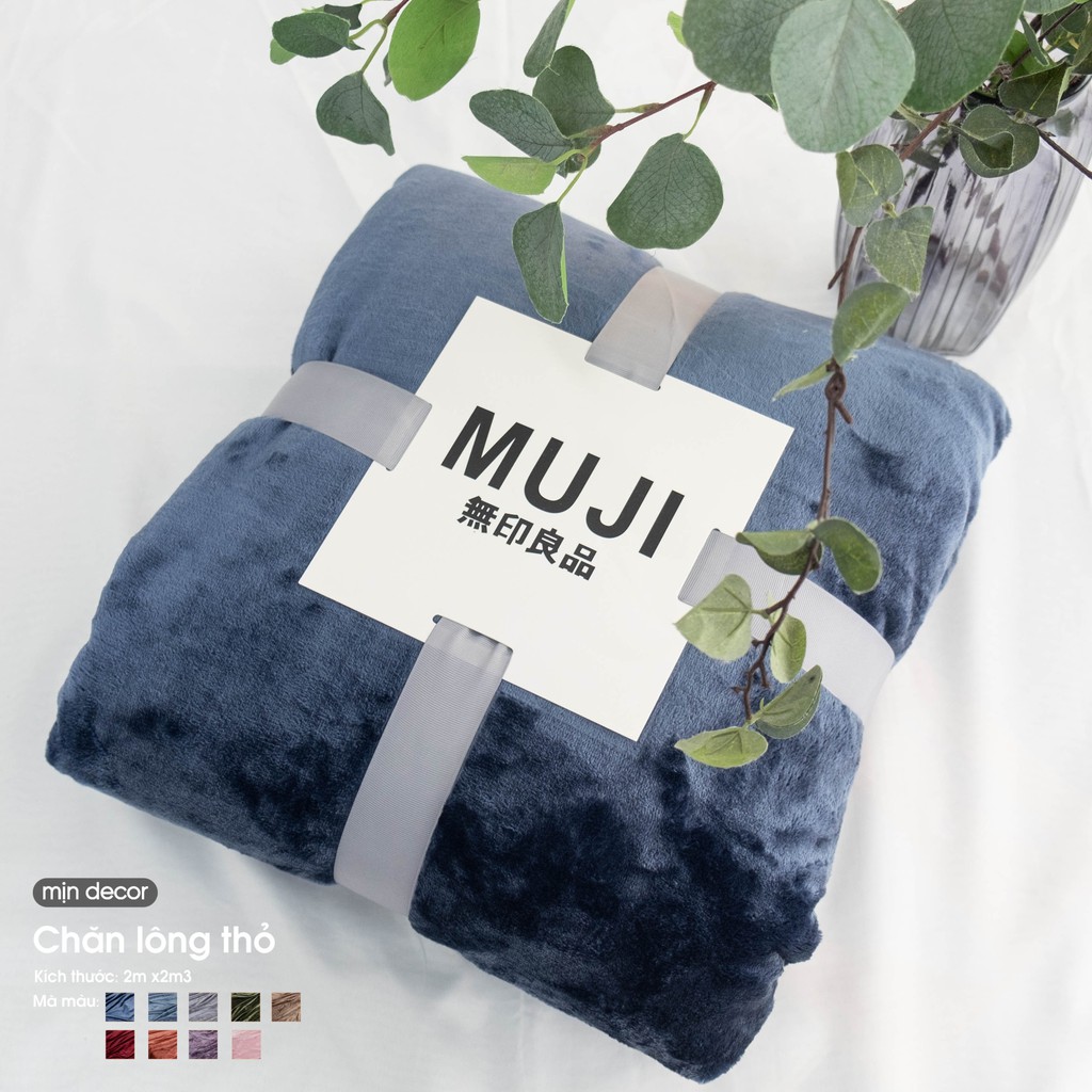 (Live) Chăn Lông Thỏ ☀️FREESHIP☀️ Chăn Lông Tuyết Muji ULTIMATE BLANKET - Chăn Hè Thu Đông Cao Cấp