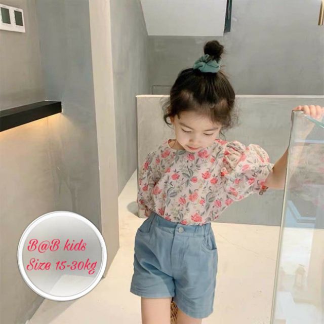 (Size 7-19kg)Quần Jean Giấy Siêu Mềm,Mát Bé Gái