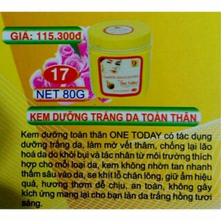 Kem trắng da toàn thân