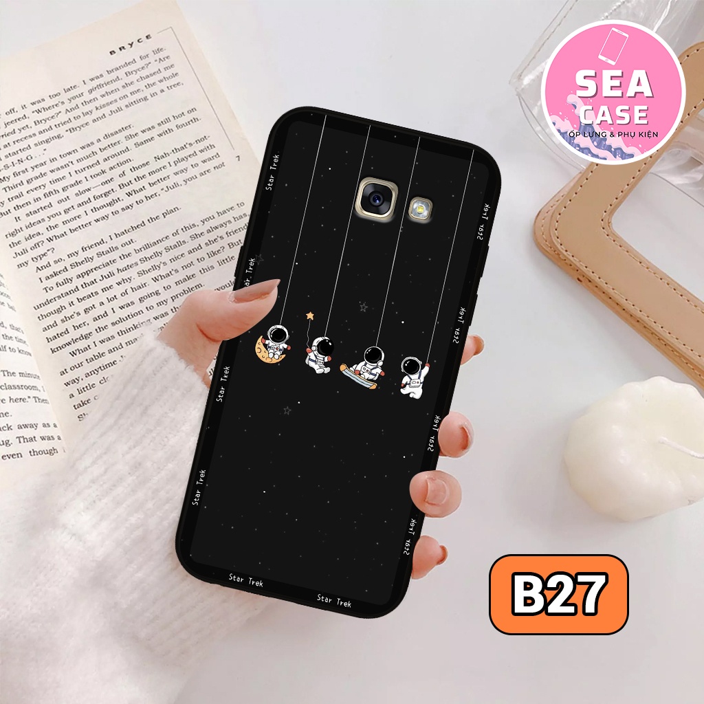 Ốp lưng Samsung A320/ A3 2017/ A520/ A5 2017/ A720/ A7 2017 hình vũ trụ,hoạt hình,phi hành gia–ốp nhựa chống trầy,va đập