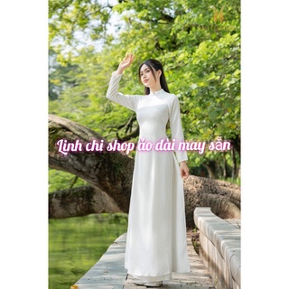 áo dài may sẵn phối màu trẻ trung