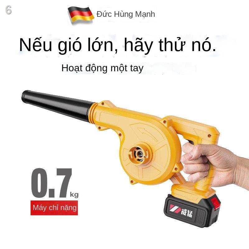 ✥۞☫Máy sấy tóc dùng pin Lithium có thể sạc lại tính hút bụi công suất cao thổi muội nhỏ khí không dây gia đình