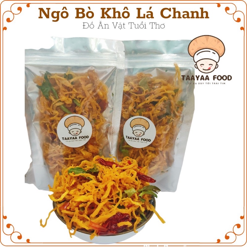 Khô Gà Lá Chanh Túi - Đồ Ăn Vặt Tuổi Thơ TaaYaa Food