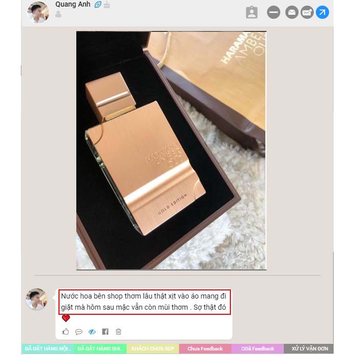 Nước Hoa Nam Al Haramain Amber Oud Gold Chai 10ml