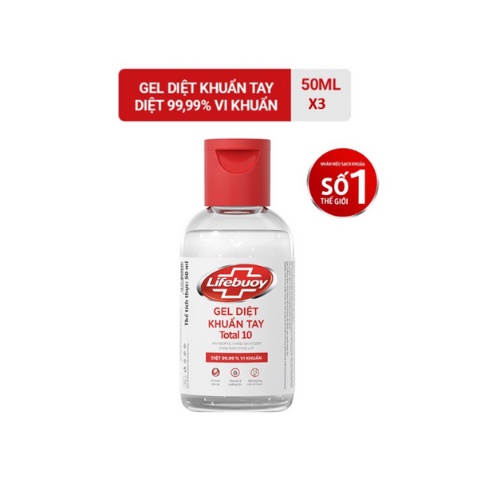 [QUÀ TẶNG KHÔNG BÁN] Gel Rửa Tay Khô Lifebuoy Bảo Vệ Vượt Trội ( chai 50ml )