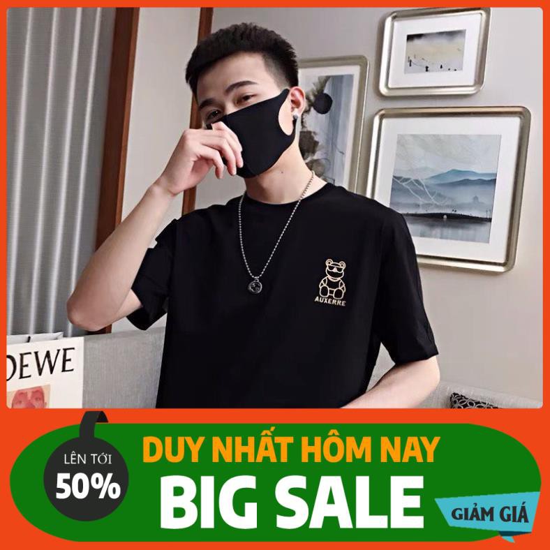 HÀNG HOT HOT QUẢNG CHÂU ODER Áo thun nam tay ngắn cổ tròn in chữ logo gấu cao cấp hàng Quảng Châu BAO RẺ