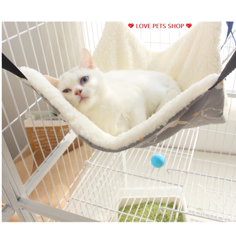 VÕNG TREO CHUỒNG, VÕNG TREO TRONG LỒNG CHO CHÓ MÈO - LOVE PETS SHOP