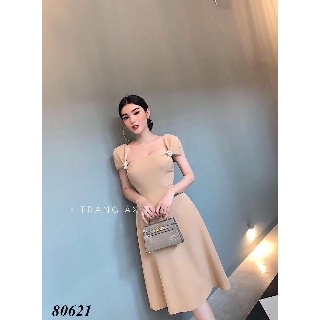 [MẪU ĐẦM HOT] ĐẦM UMI DÁNG CHỮ A CAO CẤP CỔ VUÔNG SIÊU SANG -80621