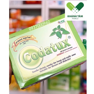 Kẹo ngậm thảo dược CODATUX không đường [Hộp 200 viên]
