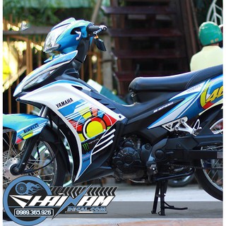 Tem Trùm Exciter 135 Xanh Trắng the Doctor