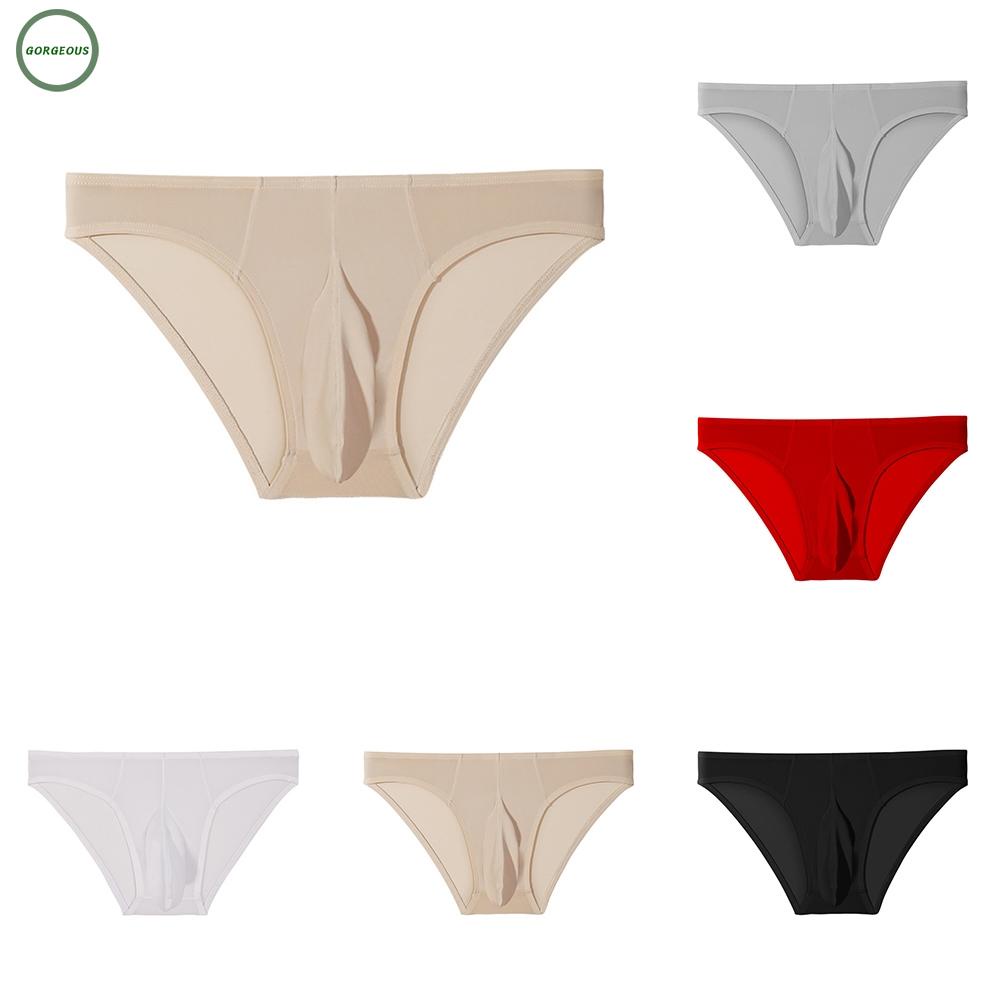 GORGEOUS~Adults Male Men Lingerie Comfy Elephant Nose Ice Silk Panties Sexy Thong