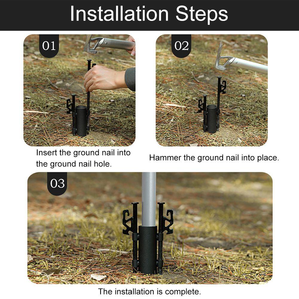 LANFY Ống Nối Cố Định Tấm Che Nắng Ngoài Trời Tiện Dụng