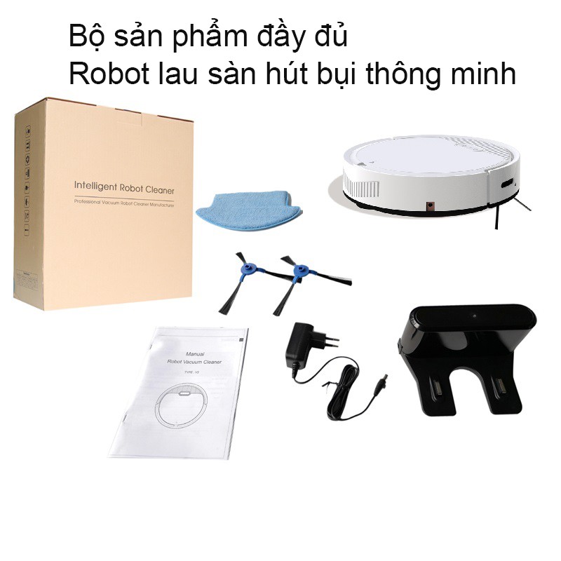 Robot Hút Bụi Lau Nhà Tự Sạc Pin, Máy Hút Bụi Gia Đình, Robot Hút Bụi Tự Động, Hút Bụi Tại Nhà, Máy Hút Bụi Thông Minh