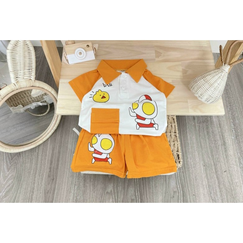 |FAMARAL1 giảm 10k cho đơn 50k|Bộ hoạt hình ngộ nghĩnh cho bé mặc đi chơi đi học