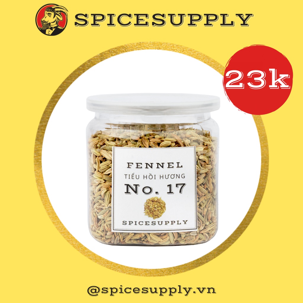 Fennel seed - hạt Tiểu hồi hương SPICESUPPLY Việt Nam Hũ 60g