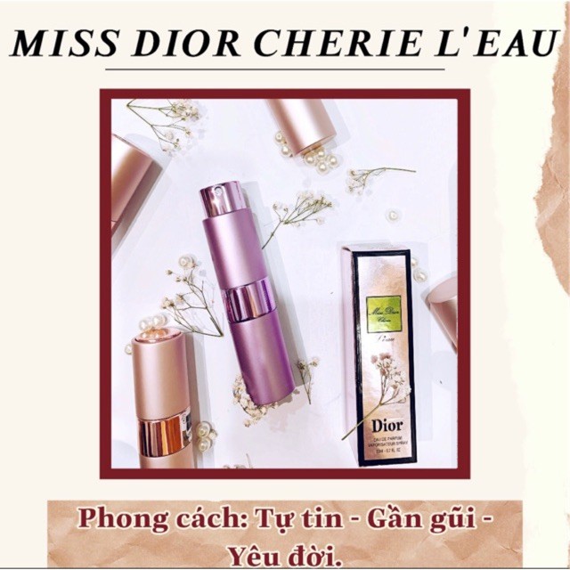 Nước Hoa Mini Miss Dior Cherie Leau 20ml