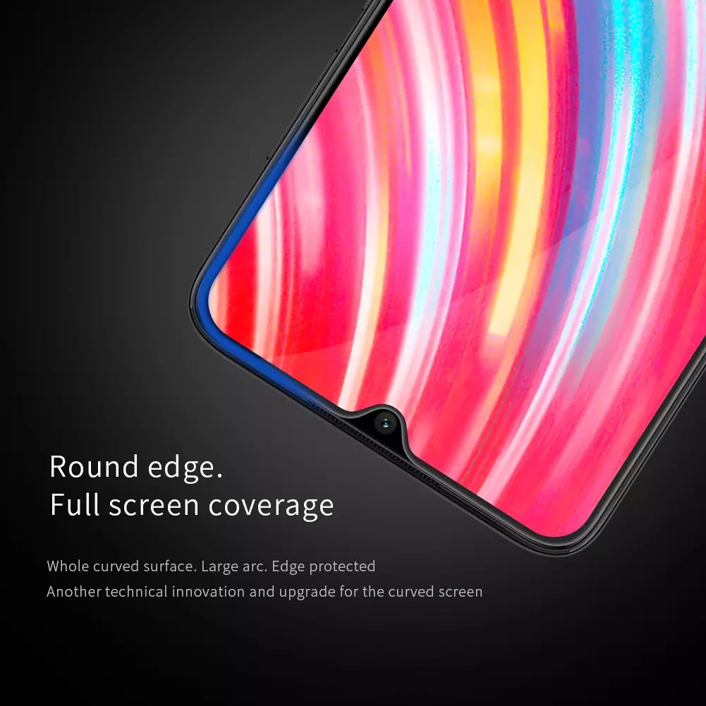 Xiaomi Redmi Note 8 Pro - Cường lực Nillkin XD CP+ Max Full màn hình cong 3D và chống sứt mẻ cạnh mép cực chất