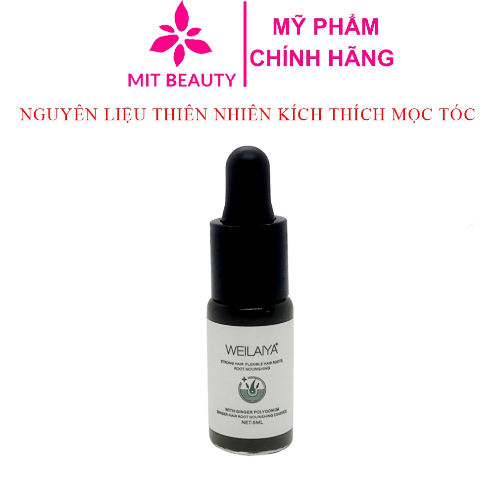 Serum mọc tóc Weilaiya lọ 5ml Mit Beauty hỗ trợ kích mọc tóc hạn chế rụng nuôi dưỡng da đầu