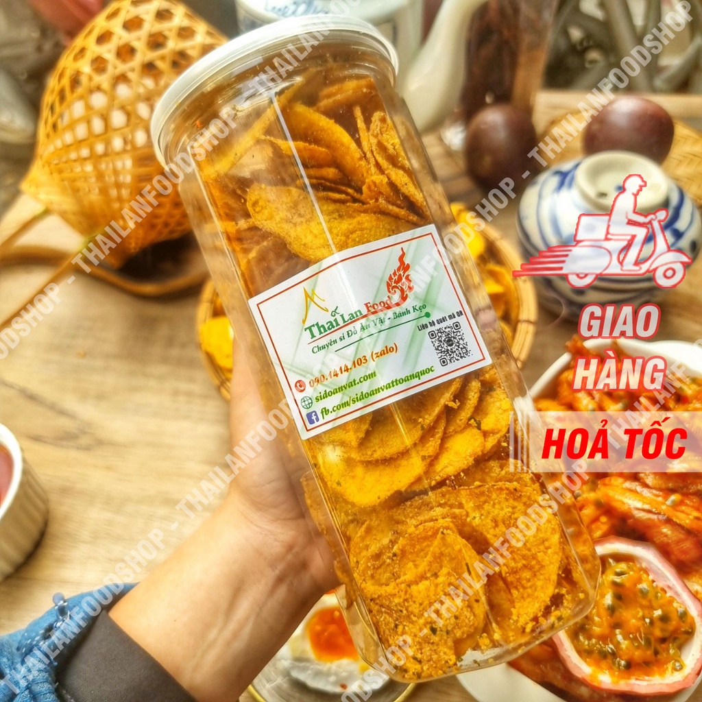 Khoai Tây Lát Lắc Trứng Muối - Lon 200gr