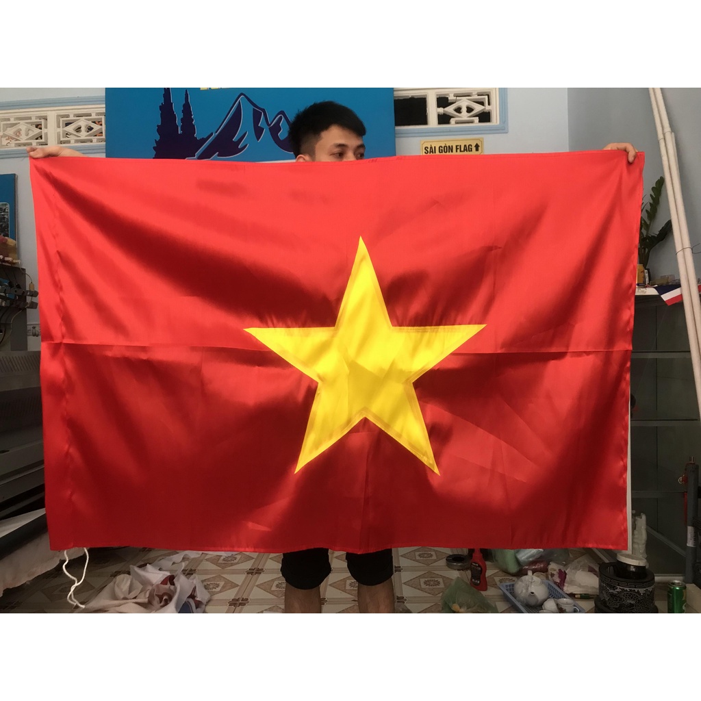 Cờ Việt Nam, Cờ Tổ Quốc may đẹp, đủ các kích thước lựa chọn