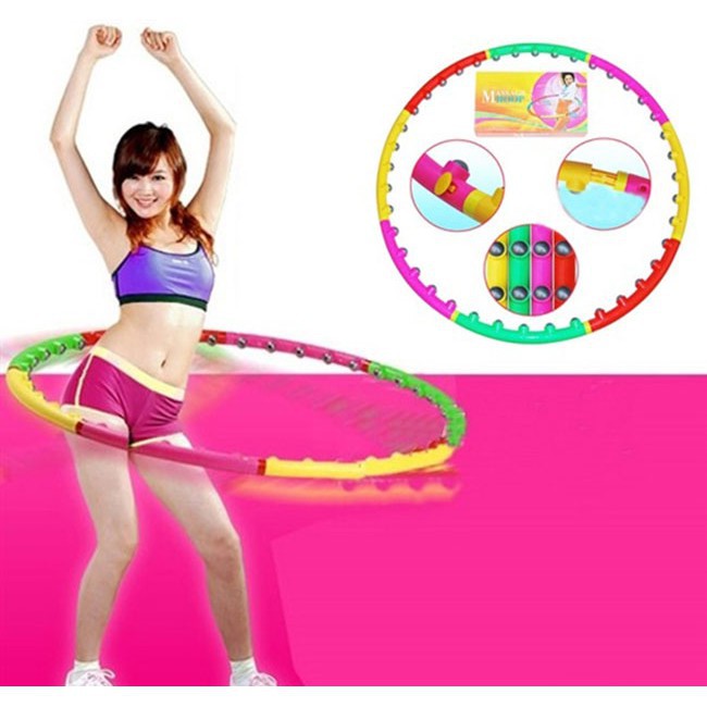 (FREESHIP đơn từ 150k)Vòng lắc eo- Vòng lắc eo Massage Hoop bằng nhựa loại tốt