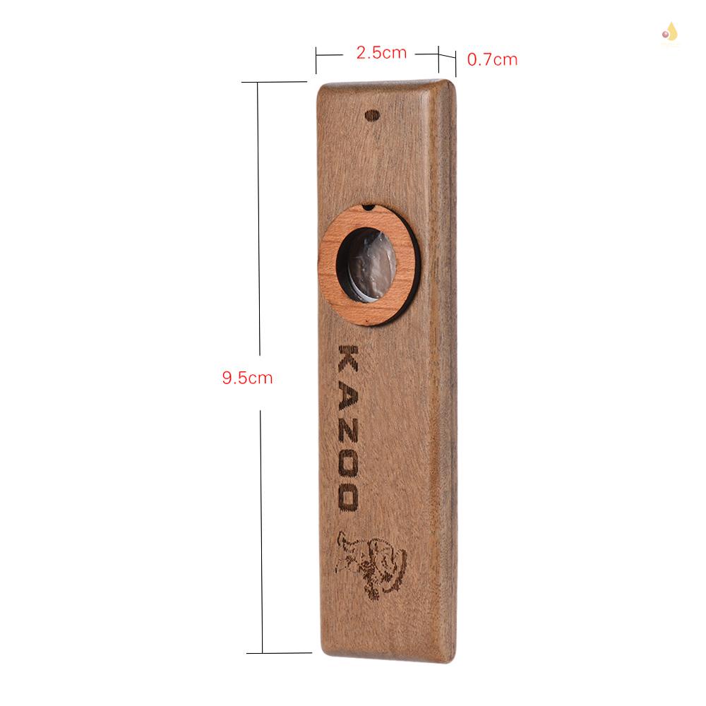 Kèn Kazoo Gỗ Kèm Hộp Kim Loại Cho Người Yêu